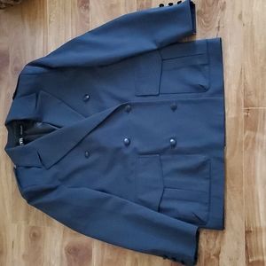 Zara oversized dbl breasted blazer
